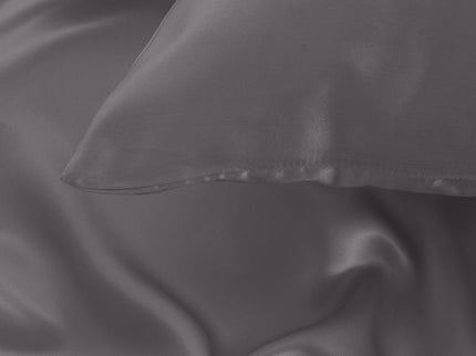 Pure Silk Pillow Case by Royal Comfort-Charcoal-1889884798789488646