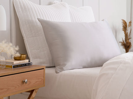 Pure Silk Pillow Case by Royal Comfort-Silver-1889884798940483584