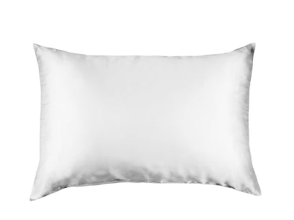 Pure Silk Pillow Case by Royal Comfort-Silver-1889884798940483585