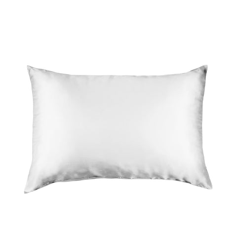 Pure Silk Pillow Case by Royal Comfort-Silver-1889884798940483585
