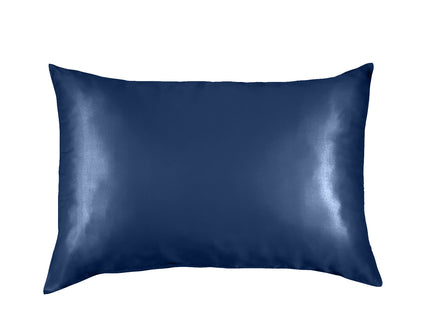 Pure Silk Pillow Case by Royal Comfort-Navy-1889884799255056384