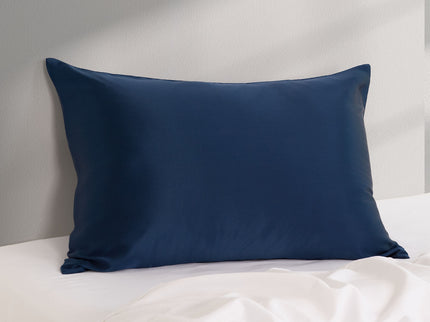 Pure Silk Pillow Case by Royal Comfort-Navy-1889884799255056387