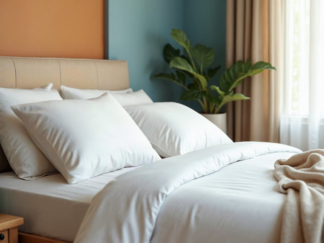 Royal Comfort 1000TC Cotton Blend Quilt Cover Sets Queen - White-1889884805538123777
