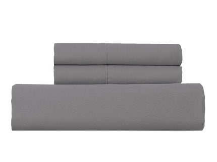 Royal Comfort 1000TC Cotton Blend Quilt Cover Sets King - Charcoal-1899951211843555331
