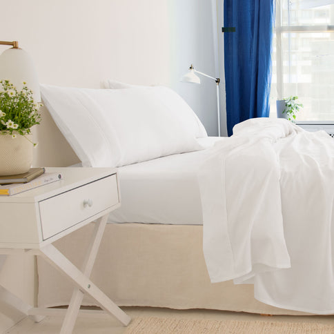 Royal Comfort - Balmain 1000TC Bamboo cotton Sheet Sets (King) - White-1917365873518186498