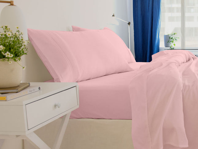 Royal Comfort - Balmain 1000TC Bamboo cotton Sheet Sets (King) - Blush-1951134854330585090