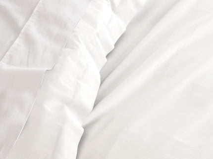 Royal Comfort - Balmain 1000TC Bamboo cotton Quilt Cover Sets (Queen) - White-1917365867931373573