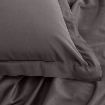 Royal Comfort - Balmain 1000TC Bamboo cotton Quilt Cover Sets (Queen) - Pewter-1951134823263375364