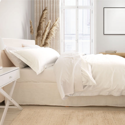 Royal Comfort - Balmain 1000TC Bamboo cotton Quilt Cover Sets (King) - White-1951134824026738690