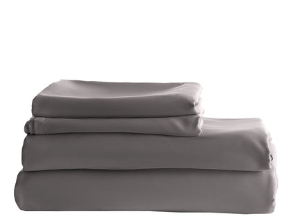 Royal Comfort - Balmain 1000TC Bamboo cotton Quilt Cover Sets (King) - Pewter-1889884807970820102