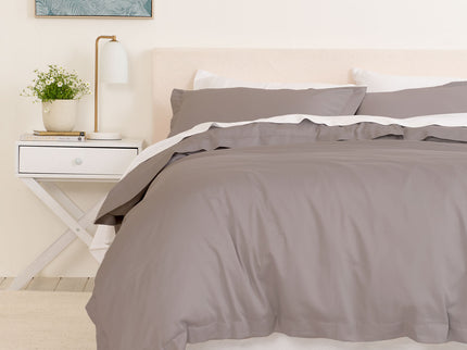 Royal Comfort - Balmain 1000TC Bamboo cotton Quilt Cover Sets (King) - Dove-1889884808121815040