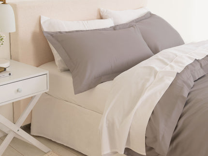 Royal Comfort - Balmain 1000TC Bamboo cotton Quilt Cover Sets (King) - Dove-1889884808121815041