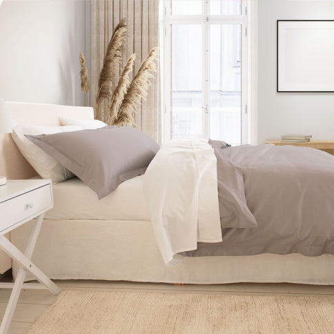 Royal Comfort - Balmain 1000TC Bamboo cotton Quilt Cover Sets (King) - Dove-1889884808121815042