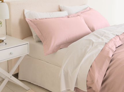 Royal Comfort - Balmain 1000TC Bamboo cotton Quilt Cover Sets (King) - Blush-1889884808415416321