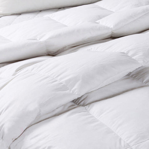 Royal Comfort Goose Deluxe 50/50 feather and down Quilt 500gsm -Single-1917365871039352833
