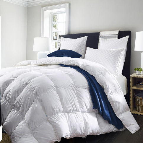Royal Comfort Goose Deluxe 50/50 feather and down Quilt 500gsm -Double-1917365871169376256