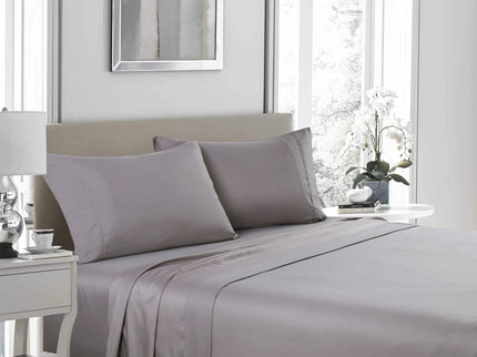 Royal Comfort 1200TC Ultrasoft 4 Piece Sheet Set - Queen - Charcoal-1889884843202973697