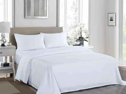 Royal Comfort 1200TC Ultrasoft 4 Piece Sheet Set - King - White-1889884843634987013