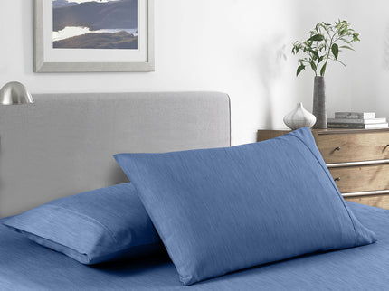 Royal Comfort Bamboo Cooling 2000TC Sheet Set - Double-Denim-1889884844503207937