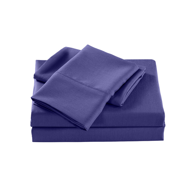 Royal Comfort Bamboo Cooling 2000TC Sheet Set - Queen-Royal Blue-1951134861628674050
