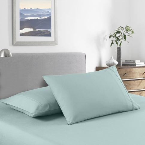 Royal Comfort Bamboo Cooling 2000TC Sheet Set - Single-Frost-1902483611928629249