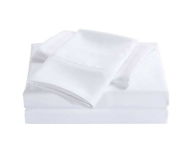 Royal Comfort Bamboo Cooling 2000TC Sheet Set - King Single-White-1951134864803762178