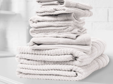 Royal Comfort Eden Egyptian Cotton 600 GSM 8 Piece Towel Pack White-1911653852743077889