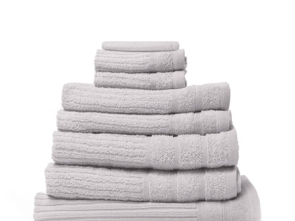 Royal Comfort Eden Egyptian Cotton 600 GSM 8 Piece Towel Pack Sea Holly-1911653853066039300