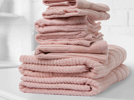 Royal Comfort Eden Egyptian Cotton 600 GSM 8 Piece Towel Pack Blush-1911653853439332353
