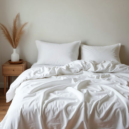 Royal Comfort 1500TC Cotton Rich Fitted 4 PC Sheet sets King White-1951134868184371201
