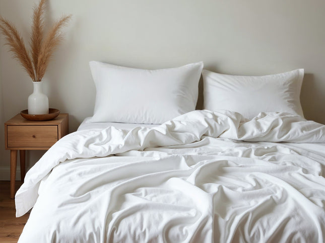 Royal Comfort 1500TC Cotton Rich Fitted 4 PC Sheet sets King White-1951134868184371201