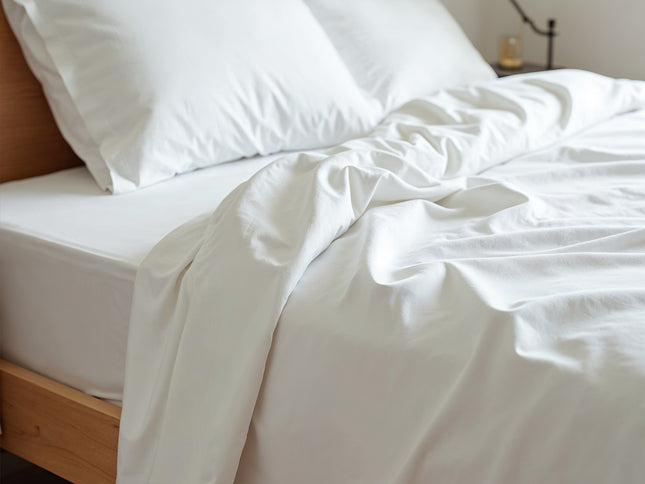 Royal Comfort 1500TC Cotton Rich Fitted 4 PC Sheet sets King White-1951134868184371202