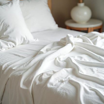 Royal Comfort 1500TC Cotton Rich Fitted 4 PC Sheet sets King White-1951134868184371203