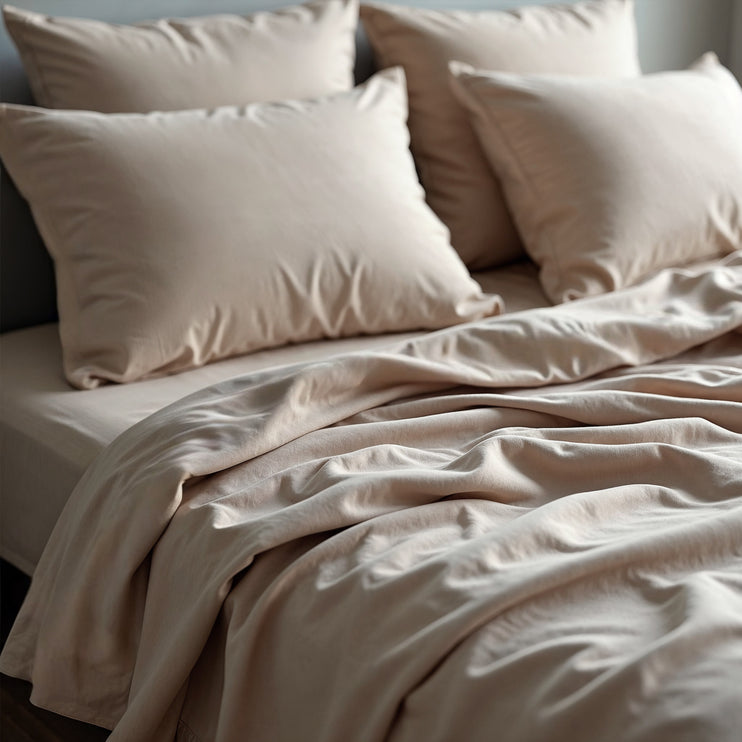 Royal Comfort 1500TC Cotton Rich Fitted 4 PC Sheet sets King Stone-1951134868742213634