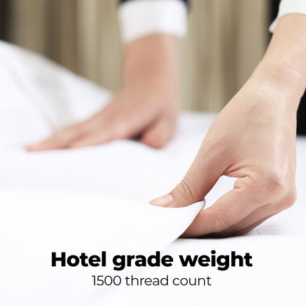 Royal Comfort 1500TC Cotton Rich Fitted 4 PC Sheet sets King Stone-1951134868742213639