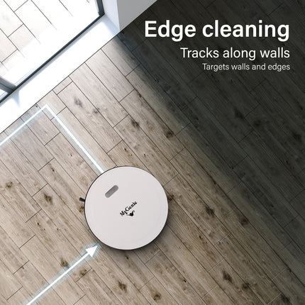 MyGenie Smart Robotic Vacuum Cleaner - White-1951134808264544263