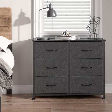 Levede Storage Cabinet Tower Chest Dark Grey-1973194072088776711