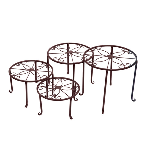 Levede Plant Stand Outdoor Indoor Metal Bronze-1864184709563682817
