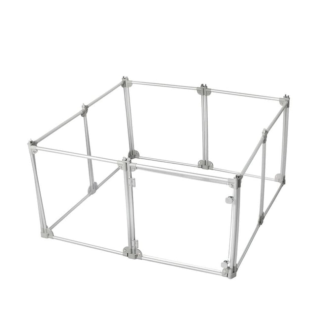 Pawz Pet Playpen Transparent Acrylic Clear Folding Dog Fence Kennel 8 Panel-1954802350375964673