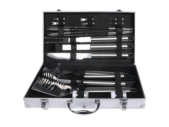 Moyasu 18Pcs BBQ Tool Set Stainless-1942353288884260865