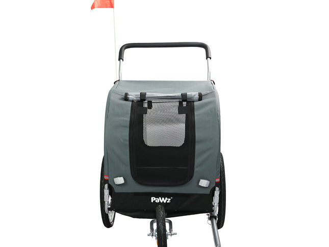 PaWz Pet Stroller Bike Trailer 3-IN-1 Sunroof-1864184626394828801