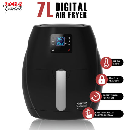 Kitchen Couture 7L Digital Air Fryer - Black-1951134803260739585