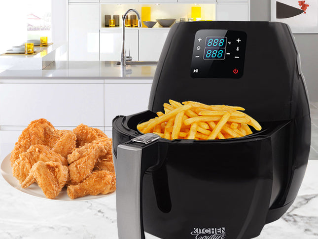 Kitchen Couture 7L Digital Air Fryer - Black-1889884786680532994