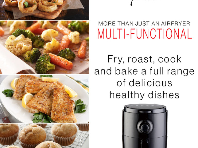 Kitchen Couture 3.4L Air Fryer Colour: Black-1889884786902831106