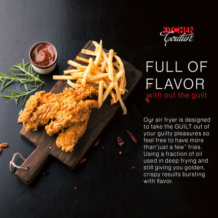 Kitchen Couture 3.4L Air Fryer Colour: Black-1951134803457871876