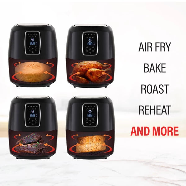 Kitchen Couture 7L Digital Air Fryer (Black)-1951134803831164930