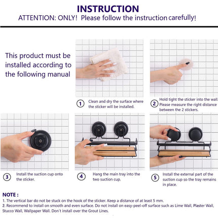 CARLA HOME  2 Pack Round Bamboo Corner Shower Caddy Shelf Basket Rack with Premium Vacuum Suction Cup No-Drilling for Bathroom and Kitchen-1978962237284552713