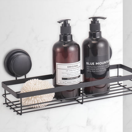 CARLA HOME  2 Pack Rectangular Corner Shower Caddy Shelf Basket Rack with Premium Vacuum Suction Cup No-Drilling for Bathroom and Kitchen-1978962237938864129