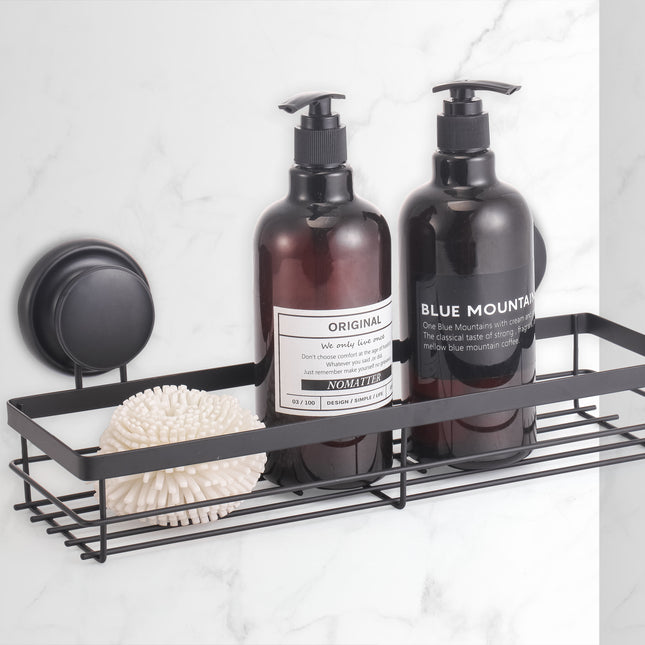 CARLA HOME  2 Pack Rectangular Corner Shower Caddy Shelf Basket Rack with Premium Vacuum Suction Cup No-Drilling for Bathroom and Kitchen-1978962237938864129