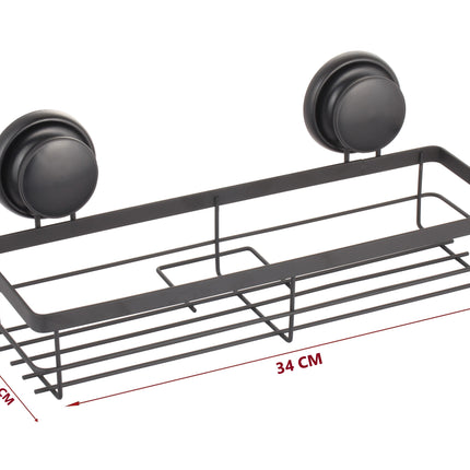 CARLA HOME  2 Pack Rectangular Corner Shower Caddy Shelf Basket Rack with Premium Vacuum Suction Cup No-Drilling for Bathroom and Kitchen-1978962237938864134